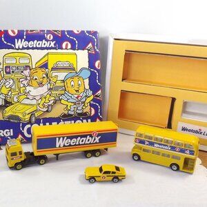 Corgi Toy Collection - Weetabix Special Edition, Lorry, Bus, and Car, 1989